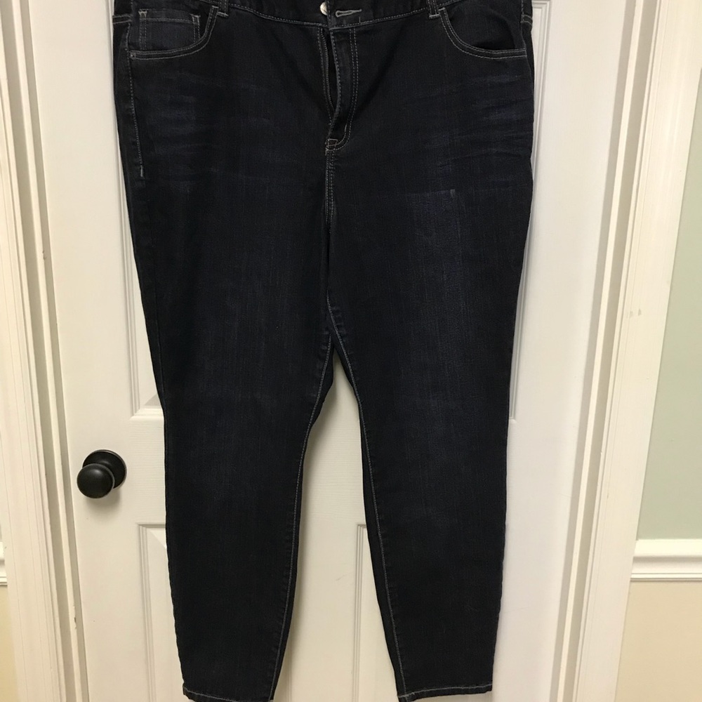 Lane Bryant Dark Wash Jeans 24 Regular